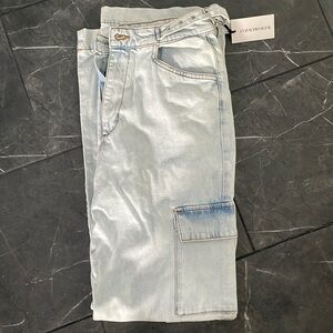 WeWoreWhat utility straight jeans -NWT